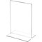 Plymor Clear Acrylic Sign Display / Literature Holder (Bottom-Load), 5" W x 7" H